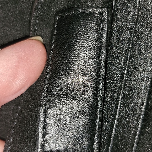 REDUCED....MAKE OFFER SAINT LAURENT TEDDY POUCH GORGEOUS! Pouch !GREAT CONDITION - Picture 9 of 13